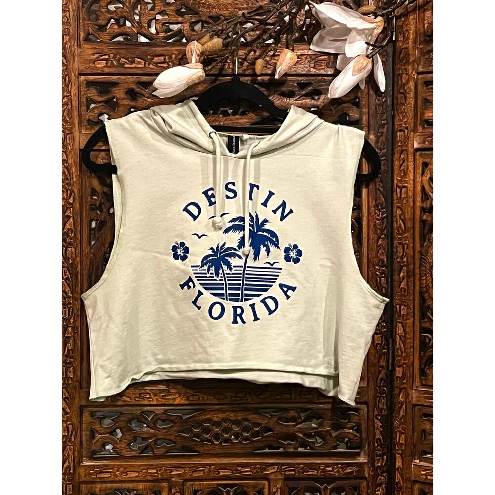Cropped Hoddie Tank Destin Florida